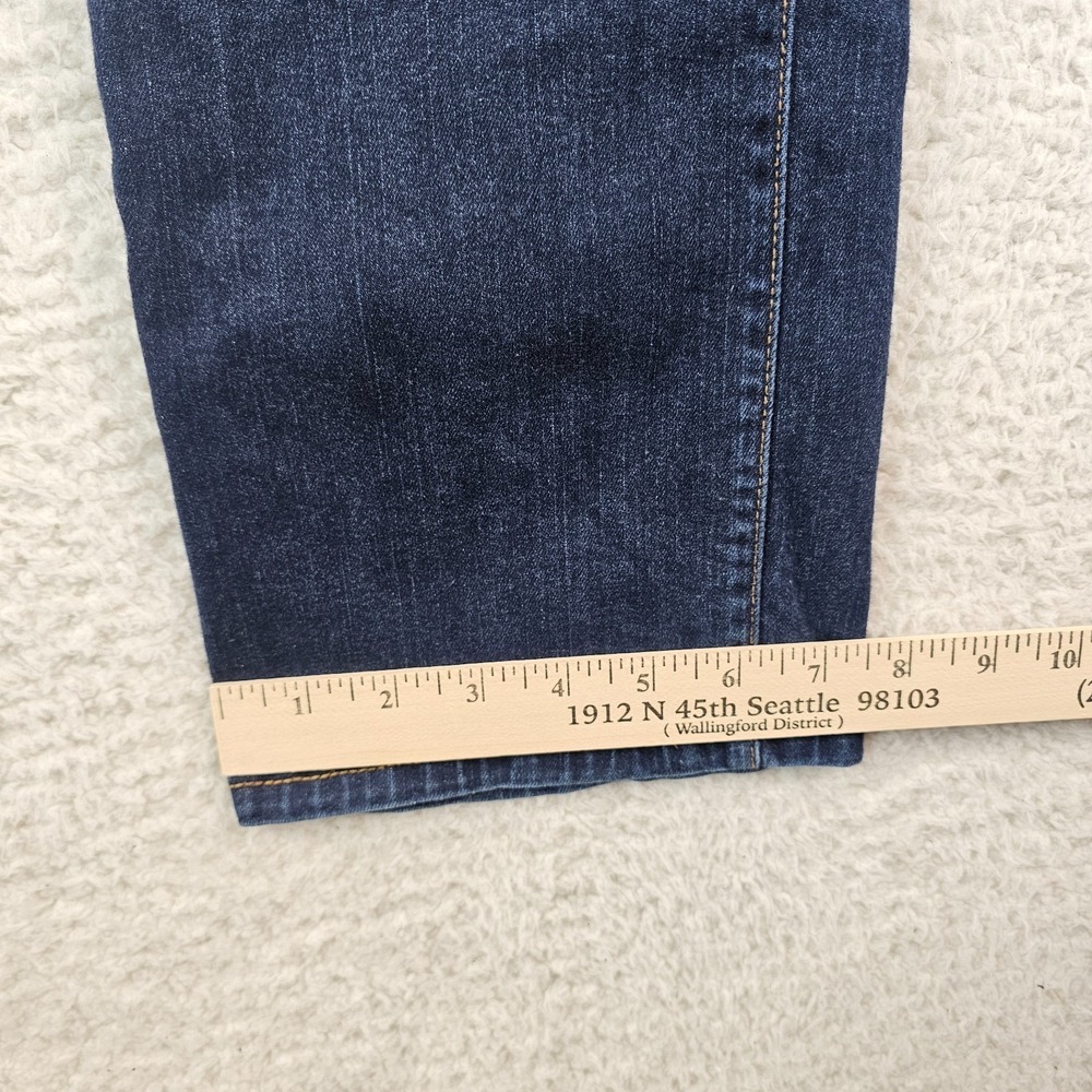 NYDJ Jeans Women's 14 Blue Med Wash Straight Leg High Rise Lift Tuck Technology - Picture 10 of 16